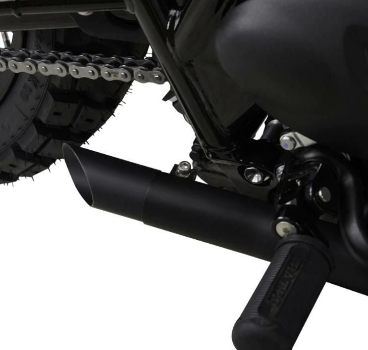 カスタム費20万円　2019年モデル　ボンネビル　T100　距離4900キロ　メーカー保証有　バンスマフラー　グリップヒーター　車検令和４年２月 ボンネビル T100/T120 21～ ブラック スラッシュ マフラーエンド