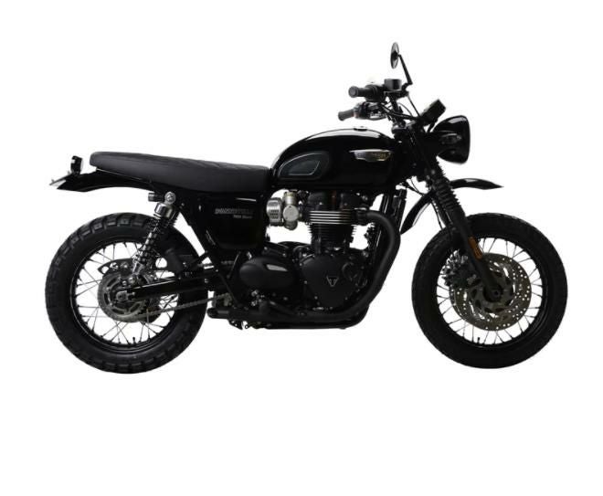 ボンネビル T100/T120 21～ ブラック スラッシュ マフラーエンド