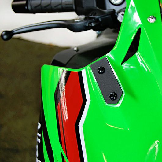 ZX-4RR ZX-4R 2023～ SE ミラー ブラックオフプレート New Rage Cycles