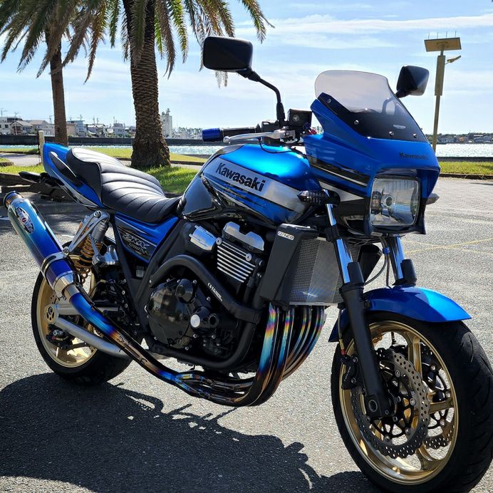 ZRX1200DAEG/1200R/1100 LOWシート ゲル入り タックロール 艶なし