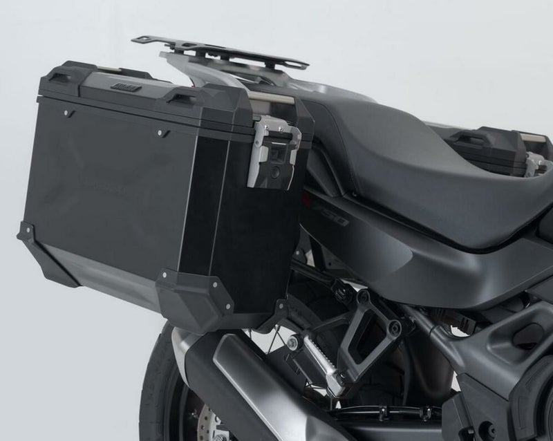 トランザルプ XL750 TRAX ADV M アルミサイドパニアケースセット ブラック SW-MOTECH_1