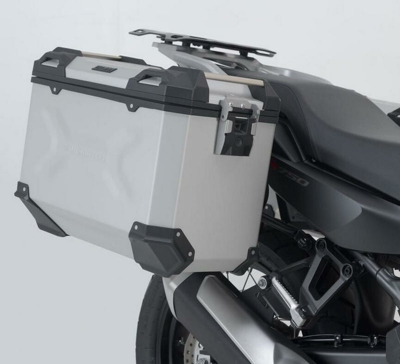 トランザルプ XL750 TRAX ADV L アルミサイドパニアケースセット シルバー SW-MOTECH_1