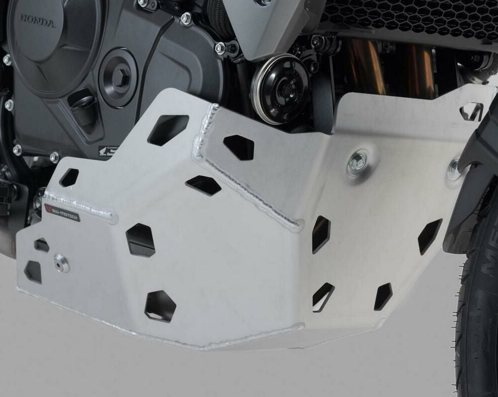 トランザルプ XL750 アルミスキッドプレート シルバー SW-MOTECH