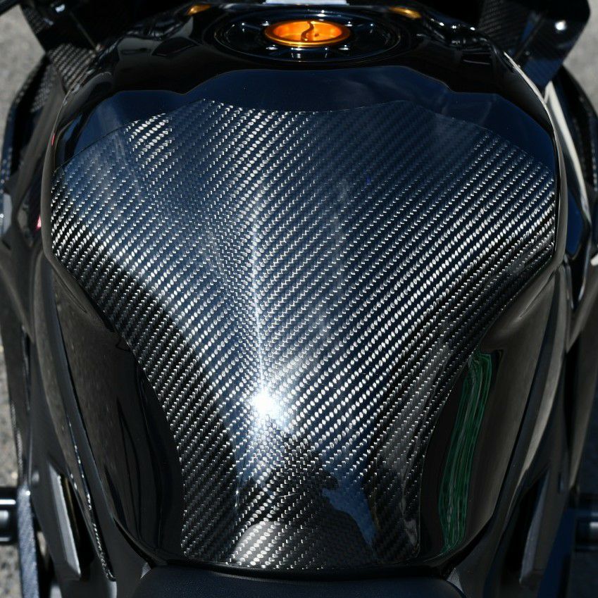 ZX-25R タンクパッド ドライカーボン SPEEDRA | バイクカスタムパーツ