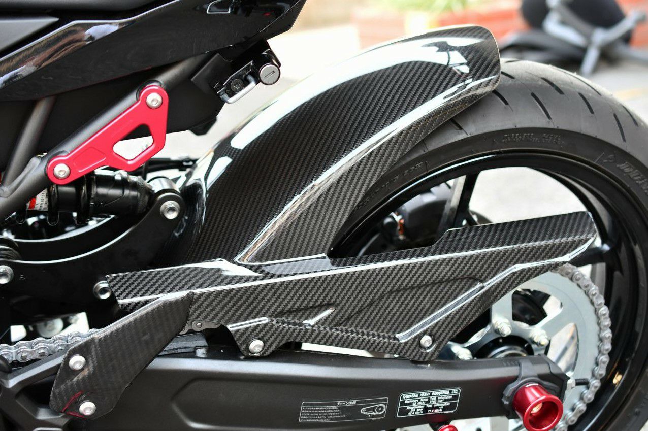 リアフェンダー ZX-25R リアフェンダー ロングタイプ ドライカーボン SPEEDRA | バイク