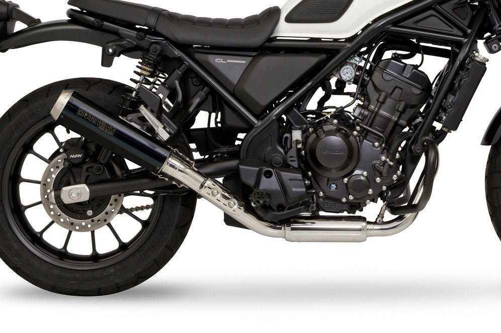ホンダ CL 250 2025年式 純正グリップ 純正マフラー WirusWin（ウイルズウィン） スリップオンマフラー メガホンタイプ