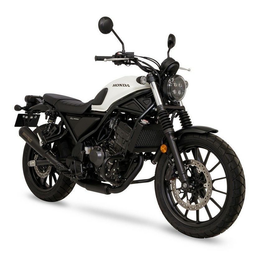 ホンダ CL250 フルエキゾーストマフラー SHORT MEGAPHONE BLACK