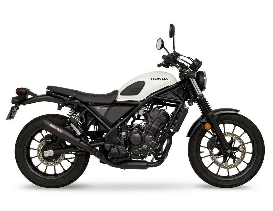 ホンダ CL250 フルエキゾーストマフラー SHORT MEGAPHONE BLACK