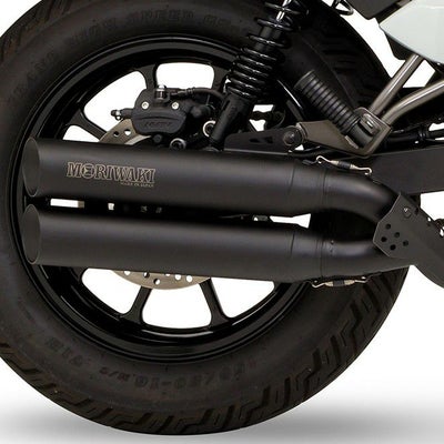 エリミネーター 400 スリップオンマフラー CROSS TWIN BLACK モリワキ 