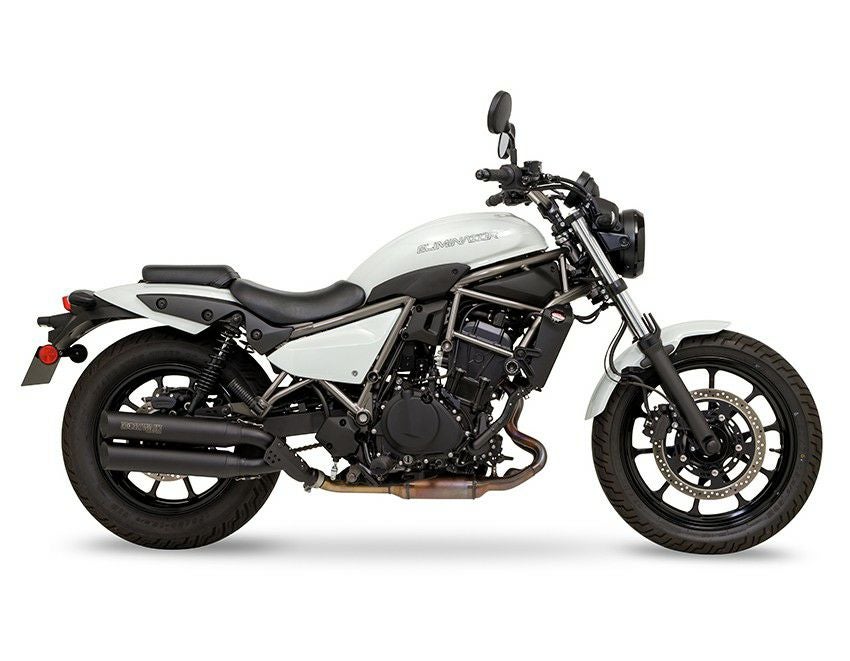 エリミネーター 400 スリップオンマフラー CROSS TWIN BLACK モリワキ