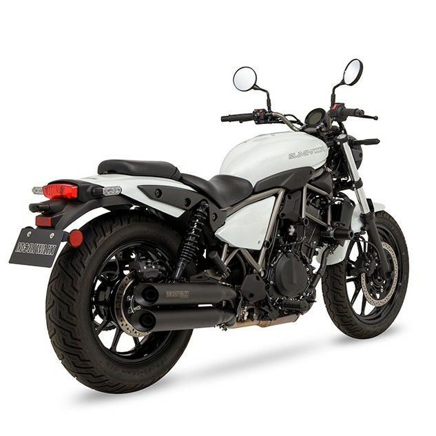 エリミネーター 400 スリップオンマフラー CROSS TWIN BLACK モリワキ