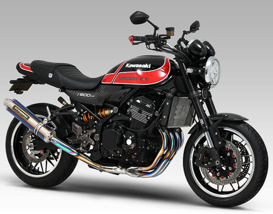 Z900RS/CAFE 機械曲 チタンサイクロン Duplex Shooter TTB/FIRE SPEC