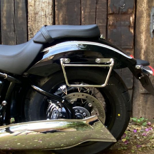 BMW R18 2020～ サドルバッグ ステー 左右 クローム La Poderosa_1