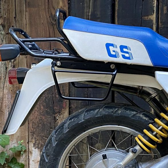 BMW R100GS R80GS サドルバッグ ステー 左右 ブラック La Poderosa
