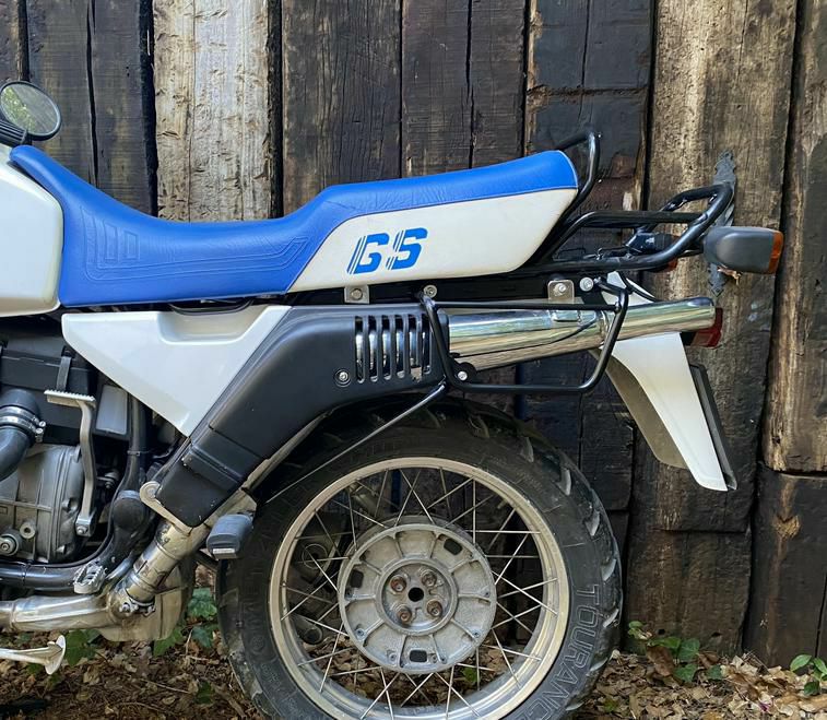 BMW R100GS R80GS サドルバッグ ステー 左右 ブラック La Poderosa