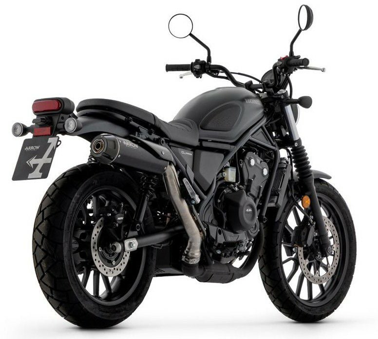 ホンダ CL500 スリップオンマフラー カーボンエンドキャップ Euro5