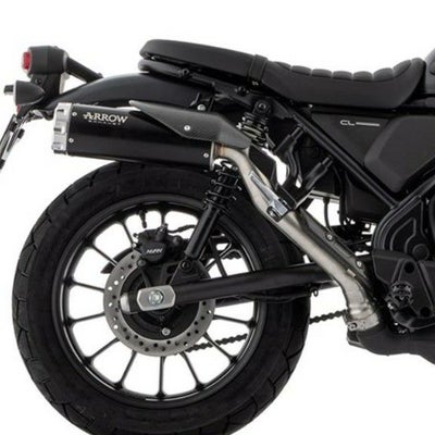 ホンダ CL500 スリップオンマフラー RACE XTREM ブラック イクシル 