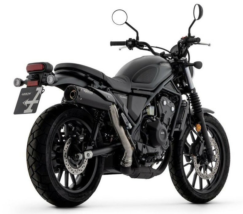 ホンダ CL500 スリップオンマフラー ダークエンドキャップ Euro5 ARROW