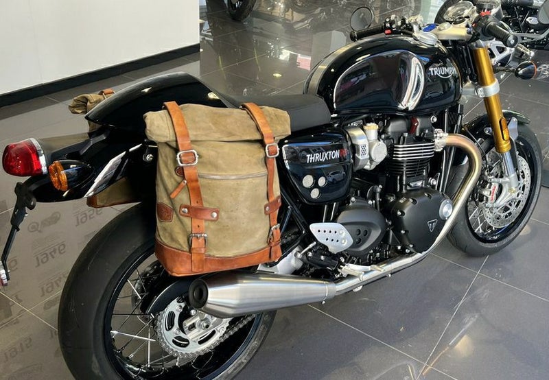 トライアンフ スピードツイン1200 19-26 サドルバッグ ステー サテン