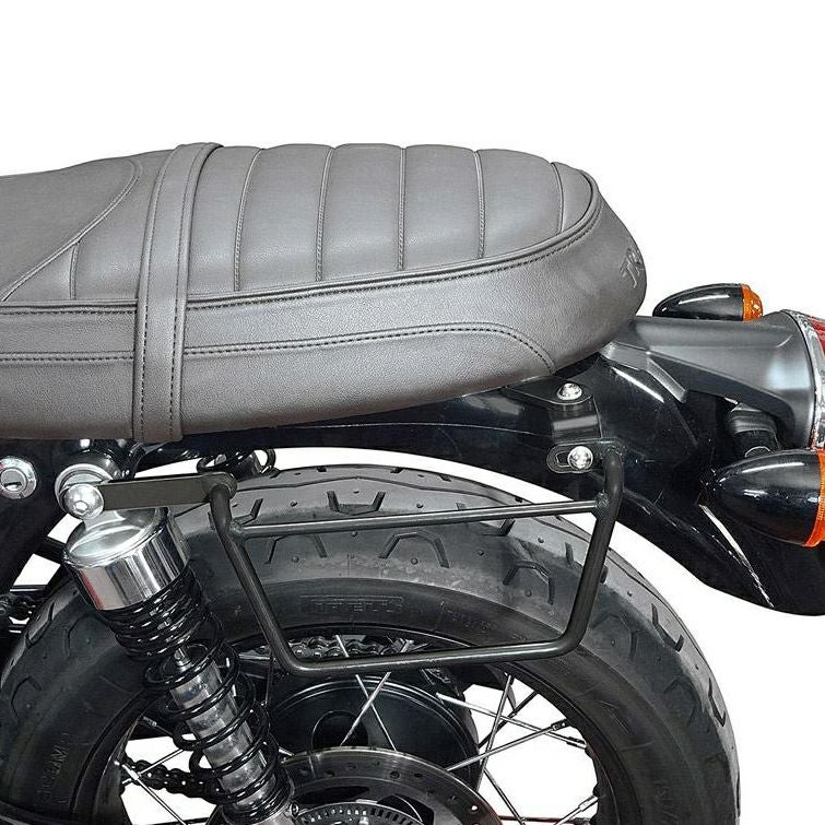 トライアンフ ストリートツイン スピードツイン900 16-24 サドルバッグ ステー サテンブラック 左右セット La Poderosa_1