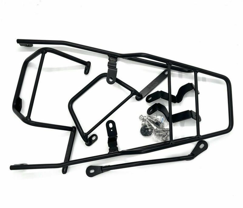 トライアンフ ストリートスクランブラー/スクランブラー900 リアラック&サドルバッグ ステー サテンブラック La Poderosa_1