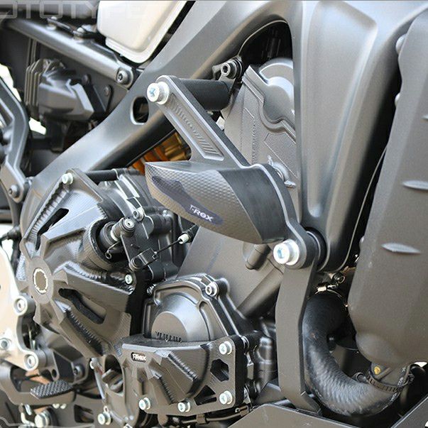 XSR900/MT-09/Tracer900 フレームスライダー ブラック T-Rex Racing
