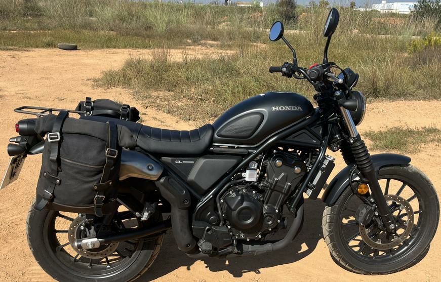 Poderosa CL250.500 サイドステー CL250/CL500 サドルバッグ ステー ブラック 左右セット La Poderosa