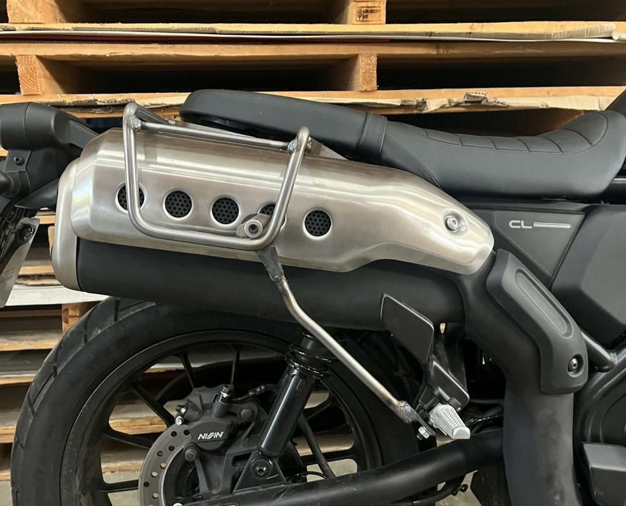 CL250/CL500 サドルバッグ ステー ブラック 左右セット La Poderosa