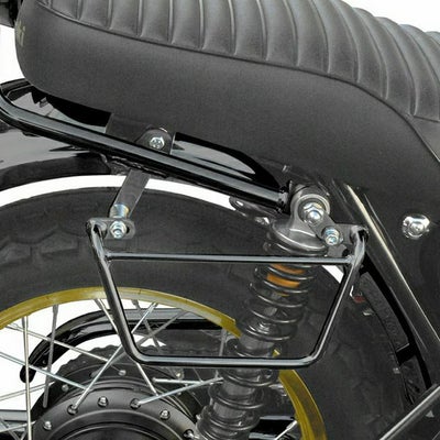 W800 W650 サドルバッグ ステー ブラック 左右セット La Poderosa_1