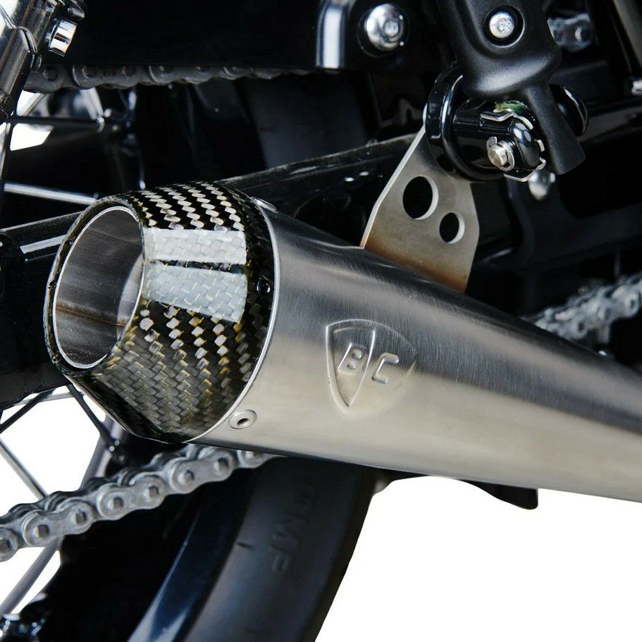 スラクストン/スピードツイン 1200 スリップオンマフラー プレデター