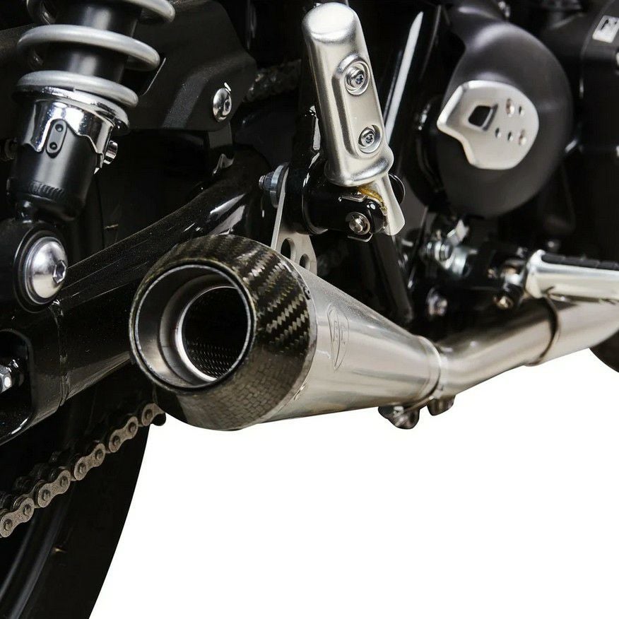 スラクストン/スピードツイン 1200 スリップオンマフラー プレデター