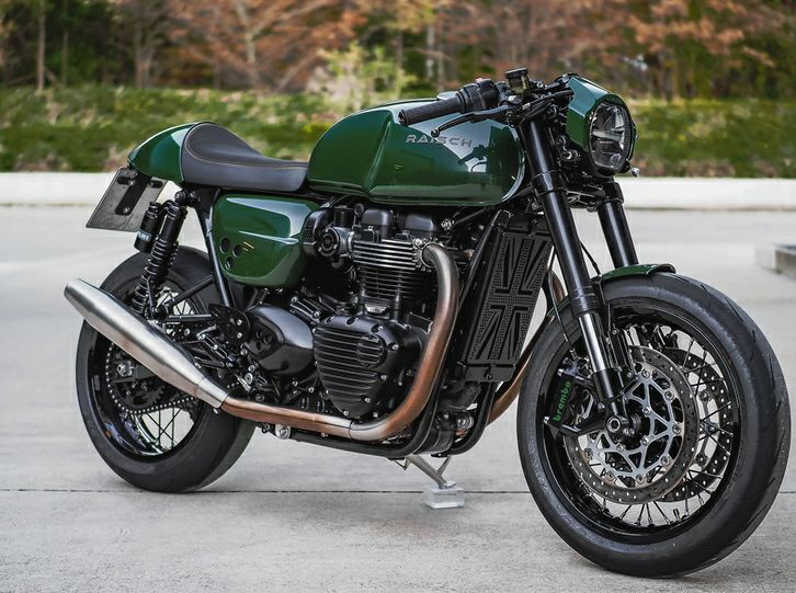 トライアンフ T100 T120 ラジエーターガード 