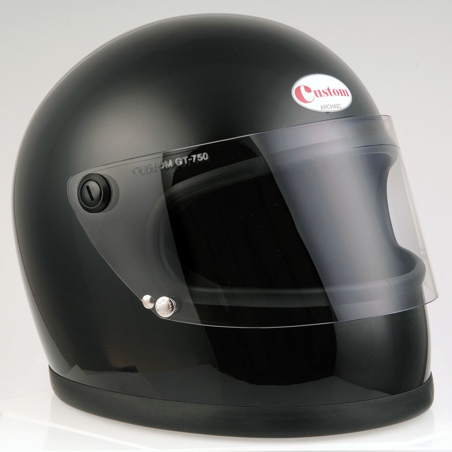 DIN MARKET CUSTOM GT-750ヘルメット 族ヘル ブラック | バイク