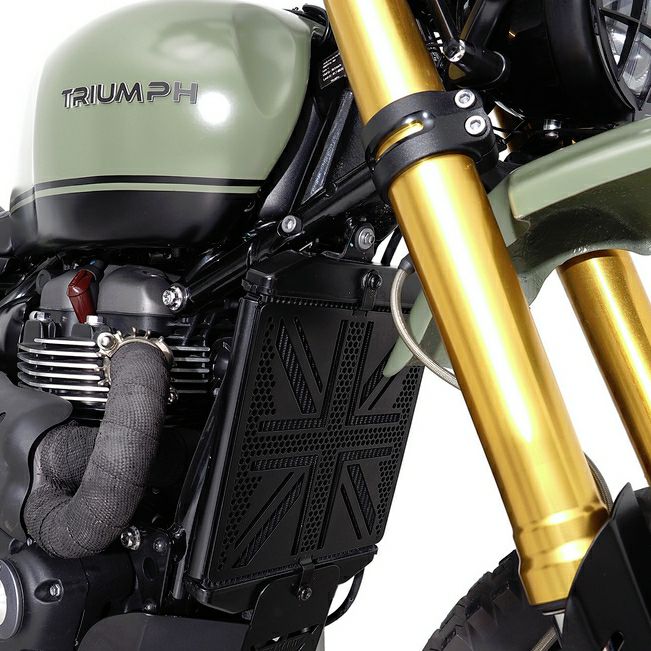 トライアンフ スクランブラー1200 ラジエーターガード 
