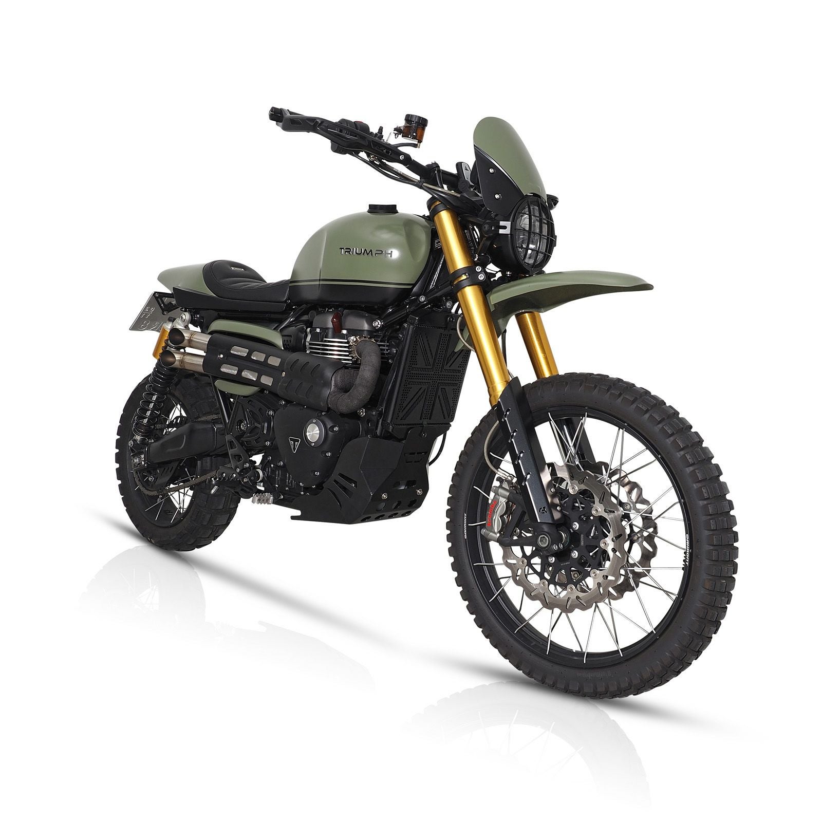 トライアンフ　スクランブラー1200 ユニオンジャック柄 ラジエーターガード トライアンフ スクランブラー1200 ラジエーターガード 