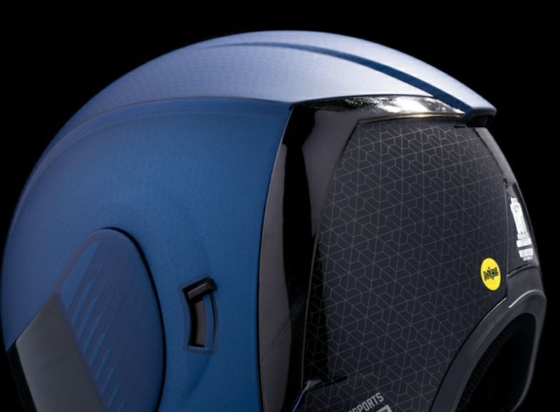 ICON ヘルメット AIRFORM Counterstrike サンバイザー付き ブルー