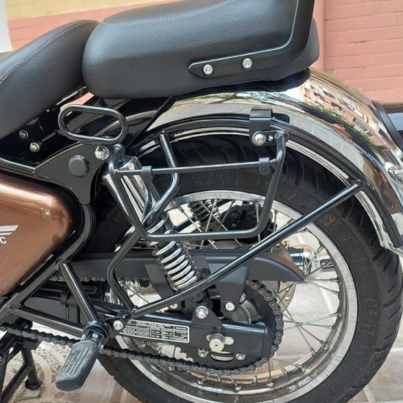 ロイヤルエンフィールド メテオ350 サイドバッグ＆ステー