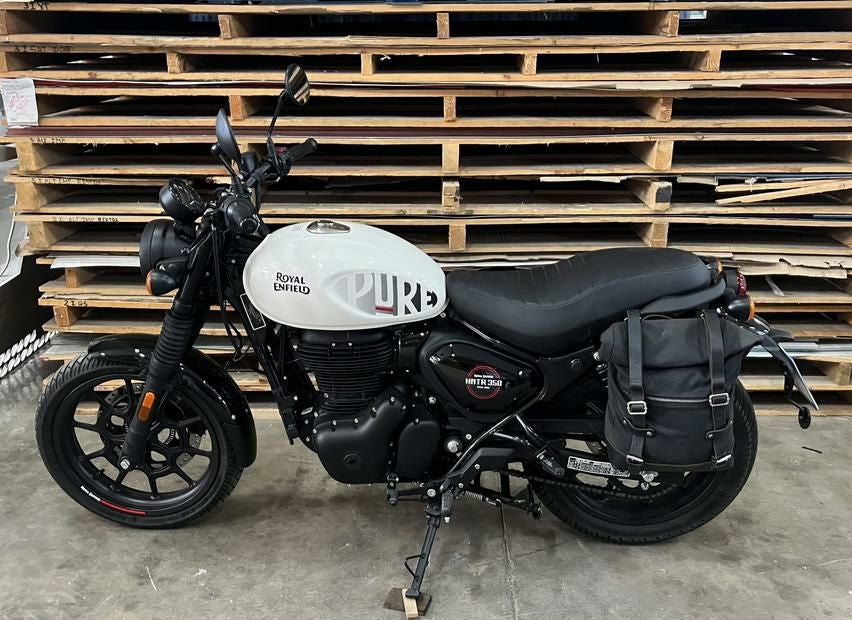 ロイヤル エンフィールド ハンター350 サドルバッグ ステー ブラック