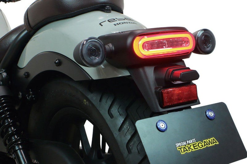 レブル CL250/500 GB350S LED テールランプキット スモークレンズ 