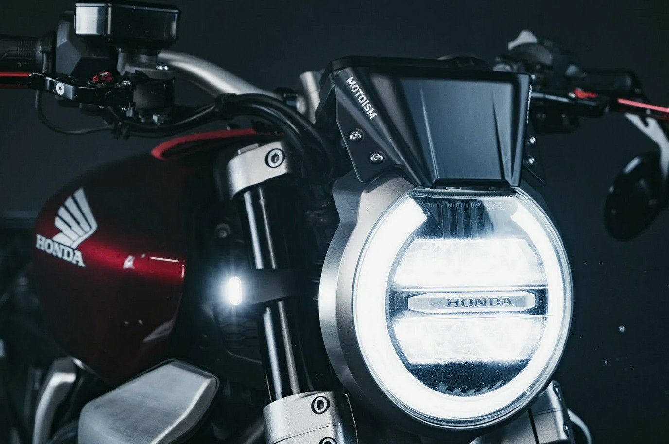 CB650R LED ウインカー＆ポジションライト フォーククランプ タイプ3