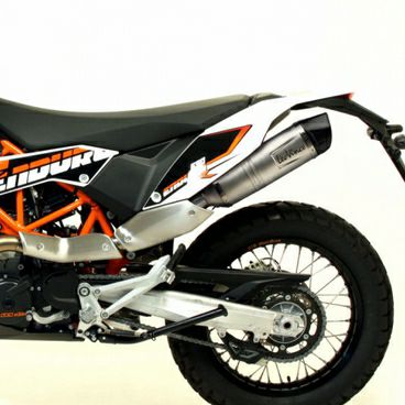 【レア　お値引き可能　現状】 Husqvarna SMR125 Leo Vince サイレンサー　フルエキ　(検　モタード  原付　原付二種　レオヴィンチ　マフラー　 KTM 690SMC/R ハスクバーナ 701 マフラー Leovince | バイクカスタム