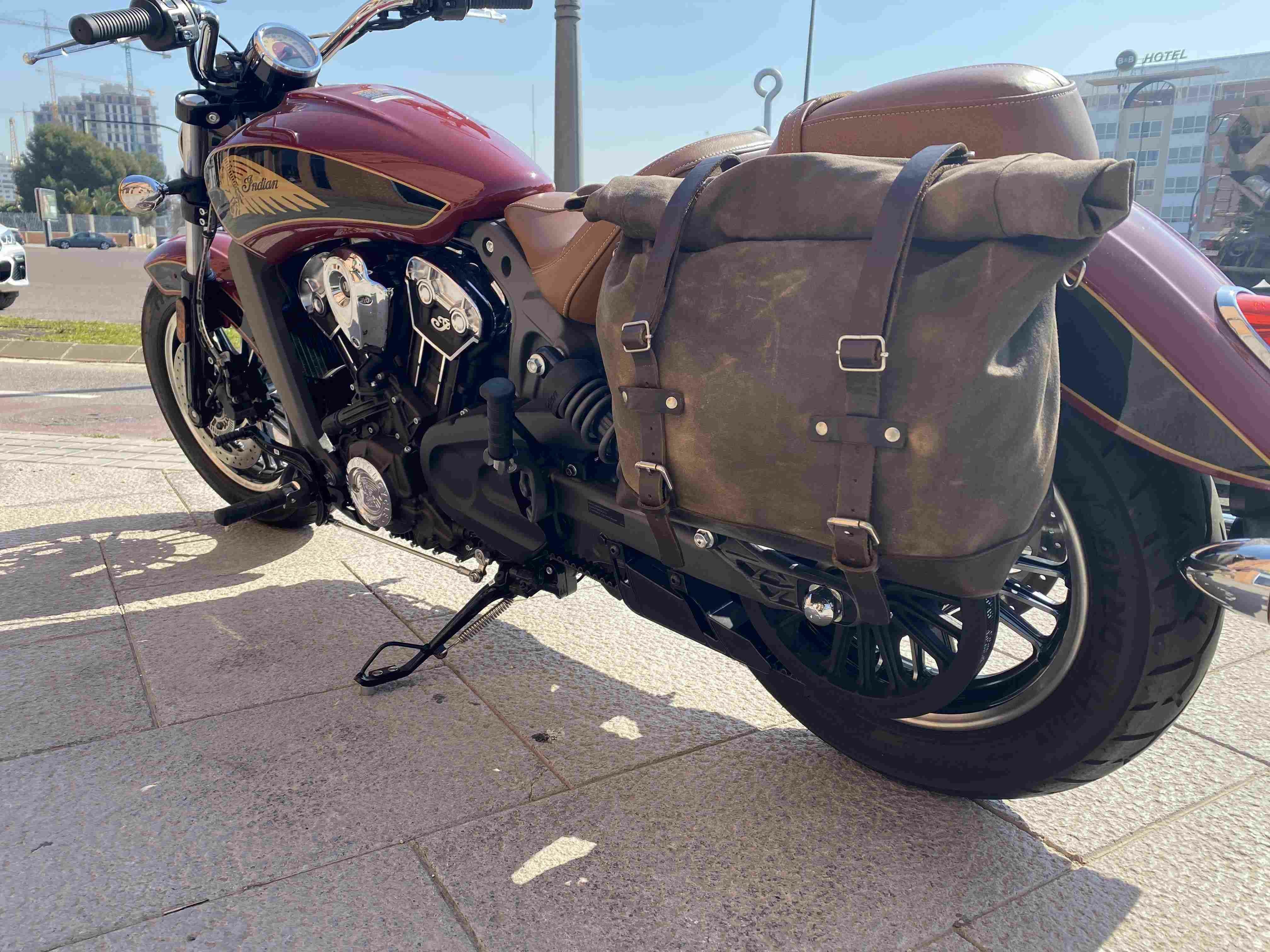 インディアン スカウト サドルバッグ ステー クローム 左右セット La