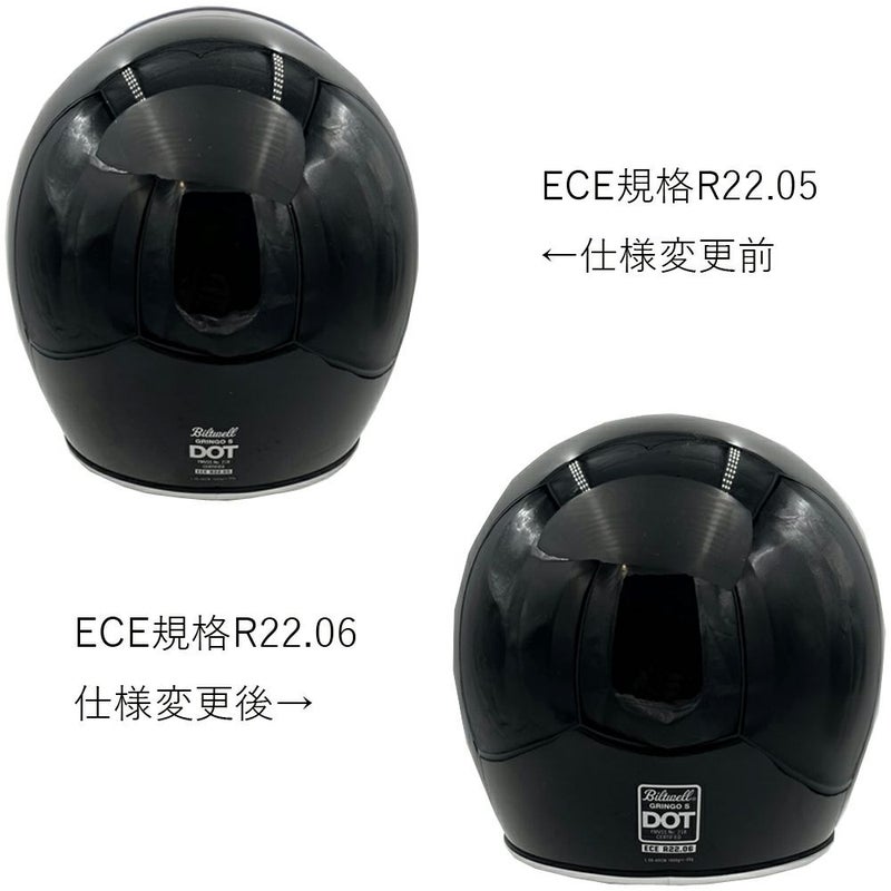 ビルトウェル Gringo S ECE規格R22.06 ヘルメット グロスブラック