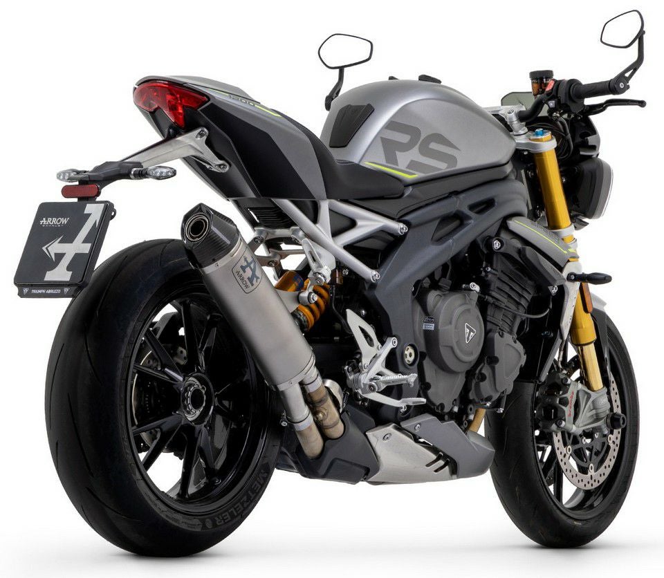 スピードトリプル1200RS/RR 21- スリップオンマフラー EURO5 チタン