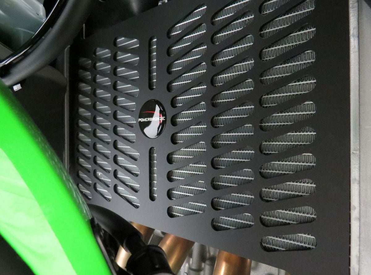 ZX-4R SE/RR 2023～ZX25R/SE 20～ラジエータコアプロテクター POWERBRONZE_2