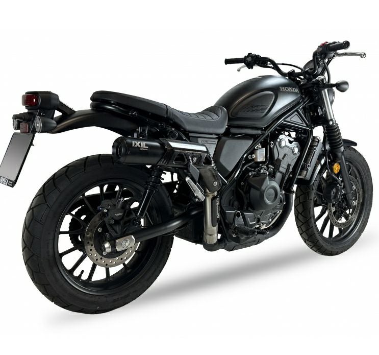 ホンダ CL500 スリップオンマフラー RACE XTREM ブラック イクシル