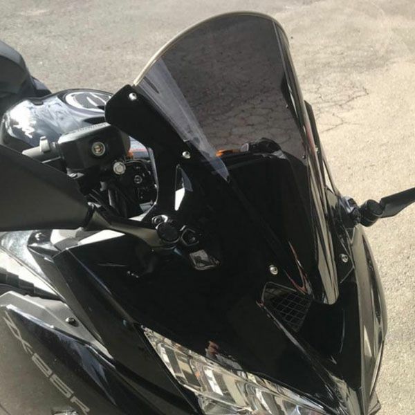 zx２５r用ダークスモークシールド Ninja ZX-25R ZX-4R ダブルバブル レーシングスクリーン スモーク