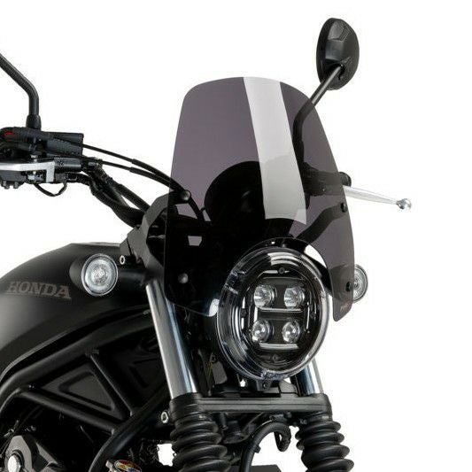 Puig ライトスモークシールド 取り付けネジ付き　gsr250 CL250/CL500 スクリーン スポーツ ダークスモーク Puig | バイク