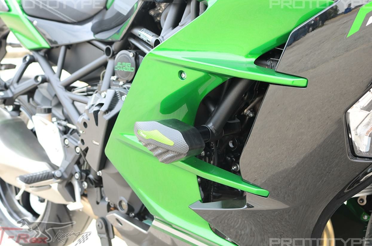 カワサキH2 SX SE ノーカット フレームスライダー T-REX レーシング