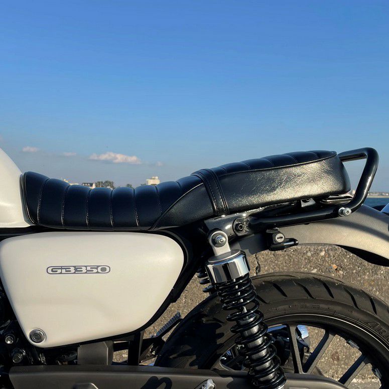 GB350 ゲル入りローシート タックロール 艶有ブラック GTRシリーズ